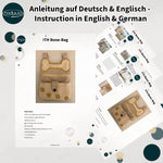 Stickdatei Reißverschlusstasche 2er Set, ITH Bonebag 18x24 & 20x27 - Sewando