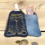 Stickdatei Tasche Spendierhose 13x18, In the hoop Taschenbaumler - Sewando