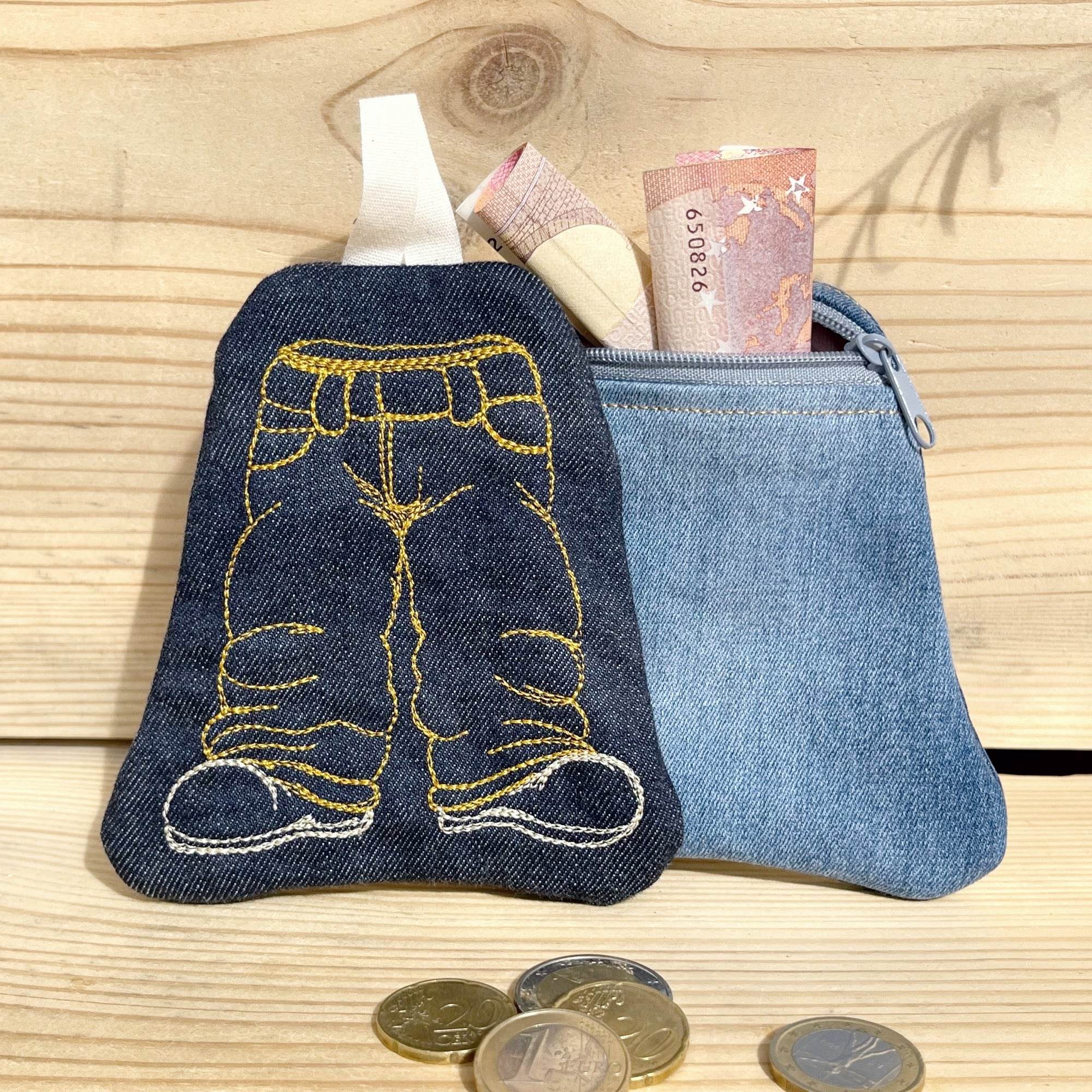 Stickdatei Tasche Spendierhose 13x18, In the hoop Taschenbaumler - Sewando
