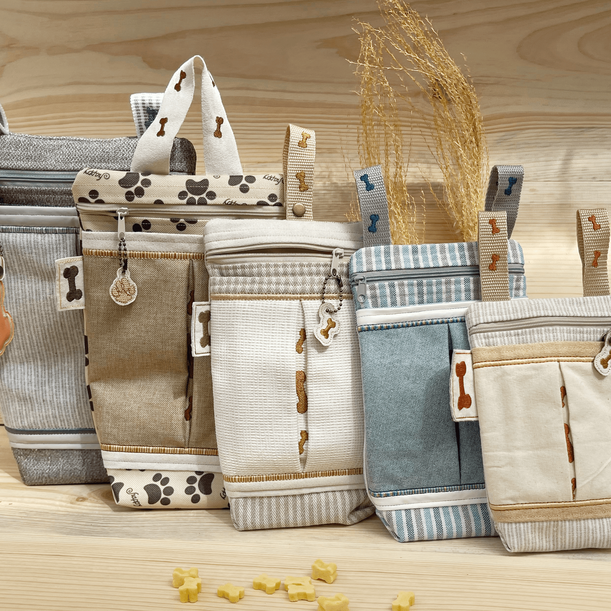 Stickdatei Tasche Set mit 5 Größen, ITH LongBone Bag - Sewando