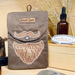Stickdatei Beard Care Bag “BC” 15x21, In The Hoop Tasche - Sewando