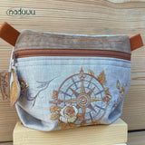 Stickdatei Umhängetasche Set mit 5 Größen, ITH Stickdatei Rosemary Bag