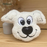 Stickdatei Hund Stuffie Set, ITH Kuschelkissen Schnuffelkopp in 24x22