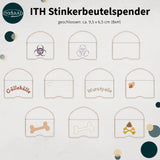 ITH Stickdatei Hundekotbeutelspender 10 Versionen für 10x10 Rahmen - Sewando