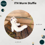 Stickdatei Kuscheltier 10x10 Rahmen, Wurm ITH Stickdesign - Sewando