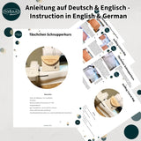 Stickdatei Schnüffelteppich Set 20x20, 5 ITH Schnüffelelemente für Nasentraining - Sewando
