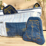 Stickdatei Tasche Spendierhose 13x18, In the hoop Taschenbaumler - Sewando