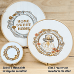 Stickdatei Blumen als Rahmen, Set mit 6 Größen ab 10x10 - Sewando