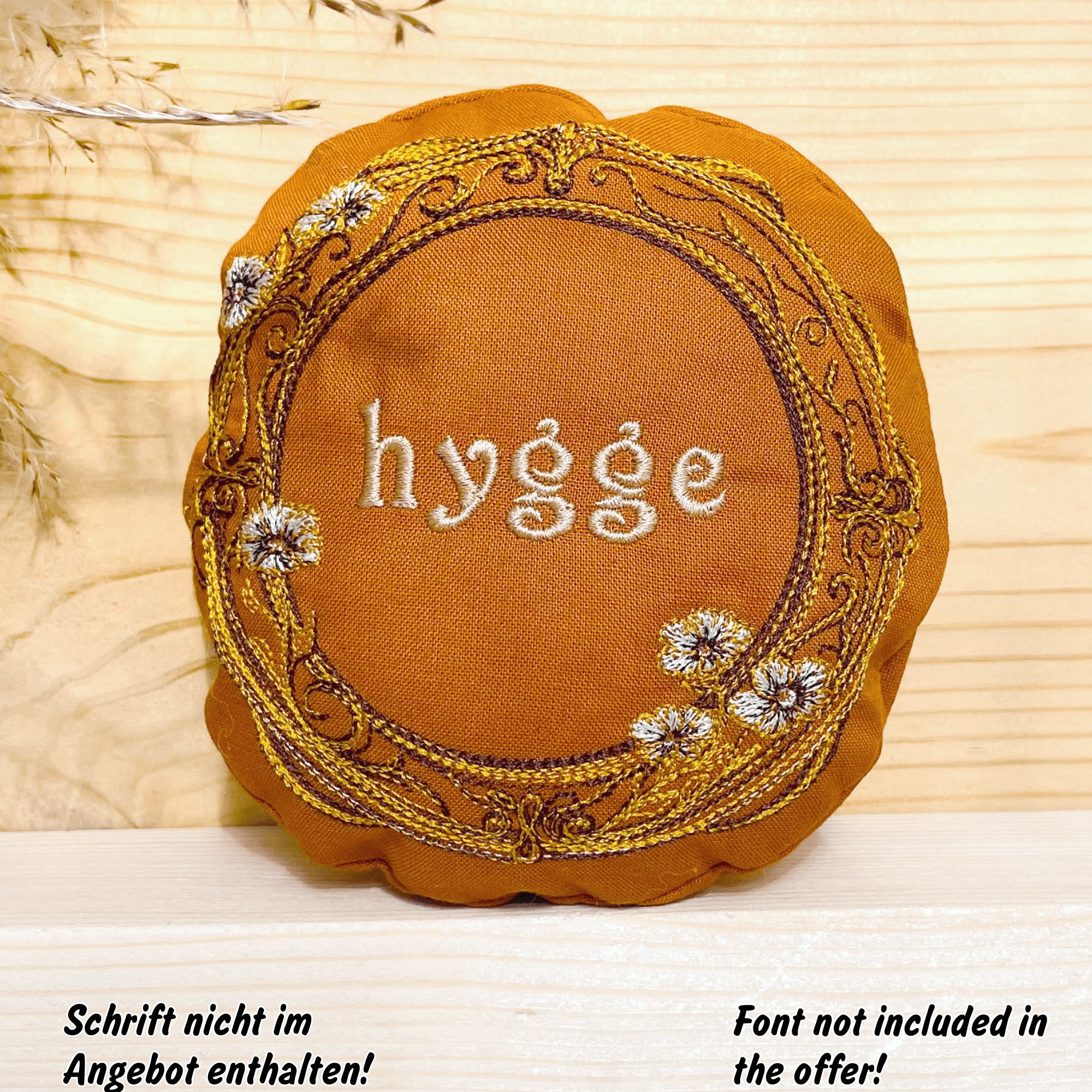 Stickdatei Blumen als Rahmen, Set mit 6 Größen ab 10x10 - Sewando