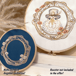 Stickdatei Blumen als Rahmen, Set mit 6 Größen ab 10x10 - Sewando