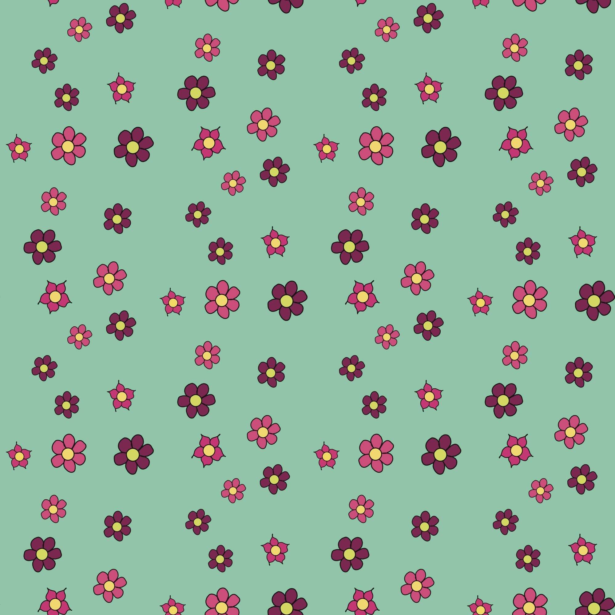 Stoffdesign Flower - Sewando