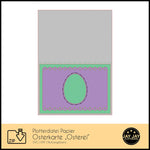 Plotterdatei Osterkarte Osterei - Sewando