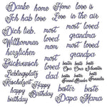 Digiset Blumen Kranz Plotten, Sublimation, Drucken, Digistamp - Sewando