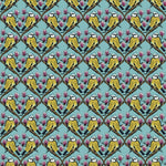 Stoffdesign Blaumeisen und Magnolien - Sewando