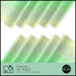 Digipapier-Set #003 (gelb, grün) zum drucken, sublimieren und basteln - Sewando