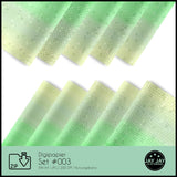 Digipapier-Set #003 (gelb, grün) zum drucken, sublimieren und basteln - Sewando