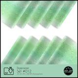 Digipapier-Set #012 (grün) zum drucken, sublimieren und basteln - Sewando