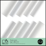Digipapier-Set #014 (Polkadots grau, beige, blau, grün) drucken, sublimieren, basteln - Sewando