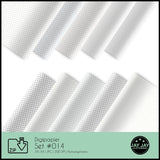 Digipapier-Set #014 (Polkadots grau, beige, blau, grün) drucken, sublimieren, basteln - Sewando