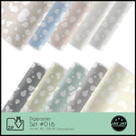 Digipapier-Set #016 (Bubbles grau, beige, blau, grün) zum drucken, sublimieren und basteln - Sewando