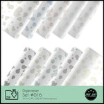 Digipapier-Set #016 (Bubbles grau, beige, blau, grün) zum drucken, sublimieren und basteln - Sewando