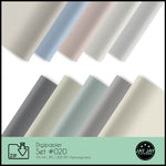 Digipapier-Set #020 (Strickmuster linke Maschen grau, beige, blau, grün) zum drucken, sublimieren und basteln - Sewando