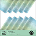 Digipapier-Set #030 (himmelblau, grasgrün) zum drucken, sublimieren und basteln - Sewando