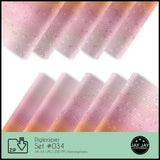 Digipapier-Set #034 (altrosa, pink, orange) zum drucken, sublimieren und basteln - Sewando
