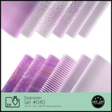 Digipapier-Set #040 (lila) zum drucken, sublimieren und basteln - Sewando
