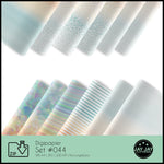 Digipapier-Set #044 (blau, beige) zum drucken, sublimieren und basteln - Sewando