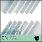 Digipapier-Set #047 (wasserblau) zum drucken, sublimieren und basteln - Sewando