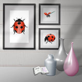 Digiset Marienkäfer Sublimation, Digistamp, Digipaper - Sewando