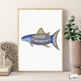 Digistamp Thunfisch Plotterdatei, Sublimation, Drucken, ! - Sewando