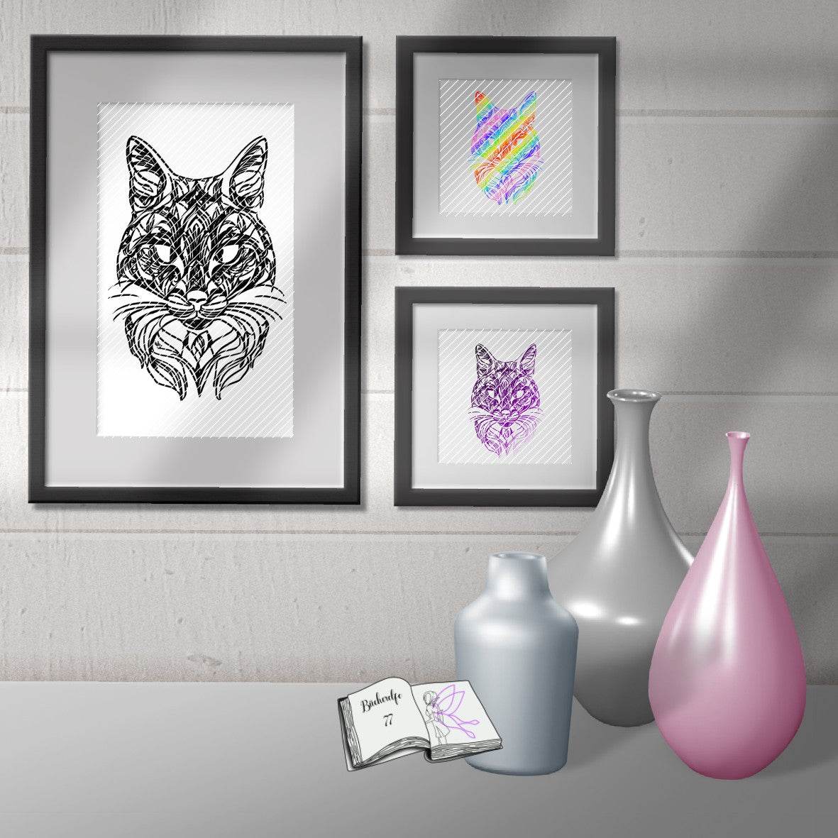 Digistamp cats Plotten, Sublimation, Drucken ! - Sewando