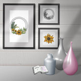 Digiset Blütenkreis, Digistamp, Digipaper, Plotterdatei, Sublimation, Druck - Sewando
