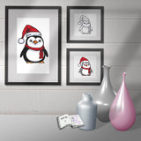 Digiset Christmas Penguin Plotterdatei, Sublimation, Digistamp, Digipaper - Sewando