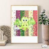 Digiset Drache Herbert Plotten, Sublimation, Drucken - Sewando