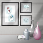 Digiset Schneemänner Plotten, Sublimation, Drucken, Digistamp, Digipaper ! - Sewando