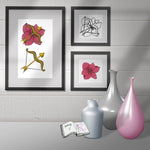 Plotterdatei Schütze mit Amaryllis Sublimation, Digistamp, Digipaper ! - Sewando
