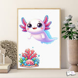 Digiset Axolotl Baby Sublimation, Digistamp, Digipaper