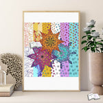 Digiset Blumensterne Plotten, Sublimation, Drucken, Digistamp - Sewando