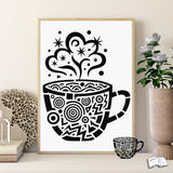 Digistamp hot chocolate, Sublimation, Plotterdatei