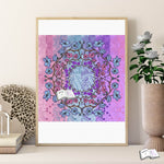 Digiset Blumen Kranz Plotten, Sublimation, Drucken, Digistamp - Sewando