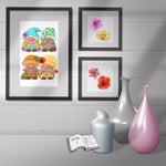 Digiset Blumenwichtel Plotterdatei, Sublimation, Digistamp, Digipaper - Sewando