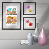 Digiset Blumenwichtel Plotterdatei, Sublimation, Digistamp, Digipaper - Sewando
