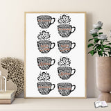 Digistamp hot chocolate, Sublimation, Plotterdatei