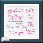 Plotterdatei Blumenast, Digiset, Sublimation, Digistamp, Digipaper - Sewando