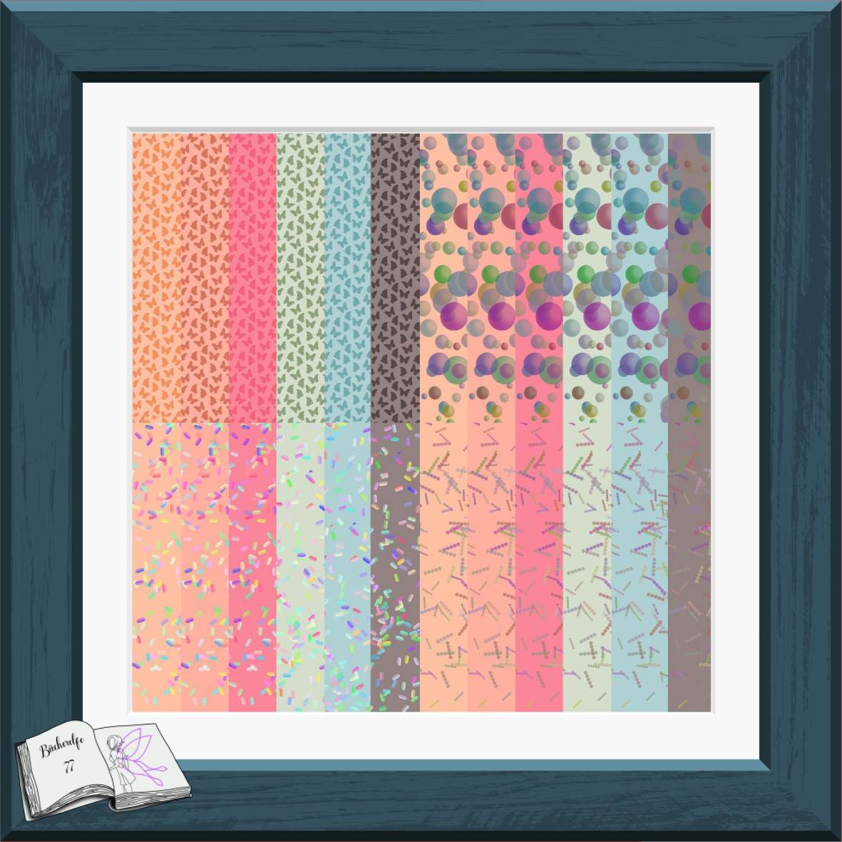 Digiset Happy Birthday Plotten, Sublimation, Drucken, Digistamp - Sewando