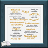 Plotterdatei Jungfrau mit Dahlie Digiset, Sublimation, Druck, Basteln - Sewando