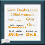 Digiset Blütenkreis, Digistamp, Digipaper, Plotterdatei, Sublimation, Druck - Sewando